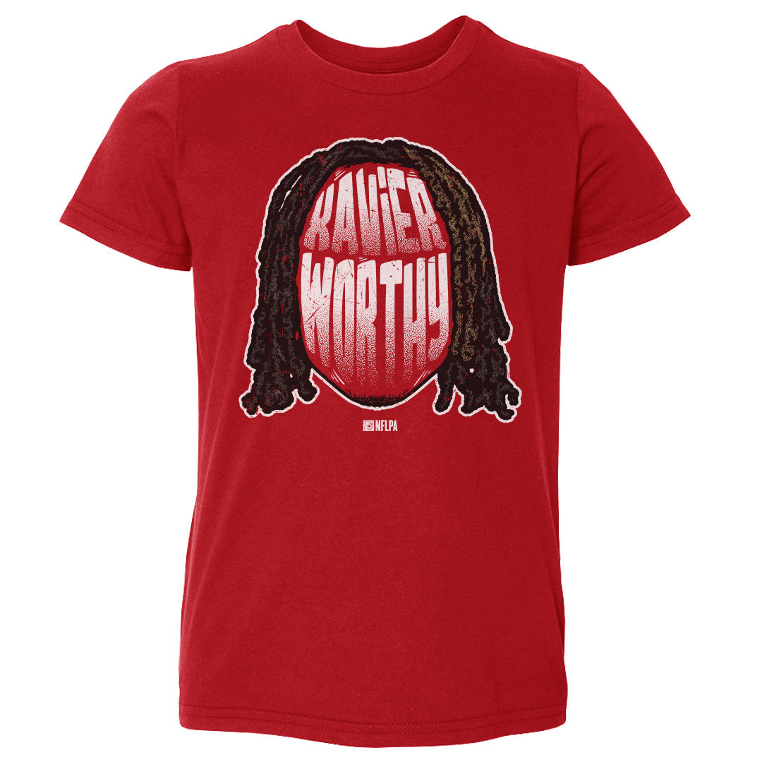 Xavier Worthy Kids Toddler T-Shirt | 500 LEVEL