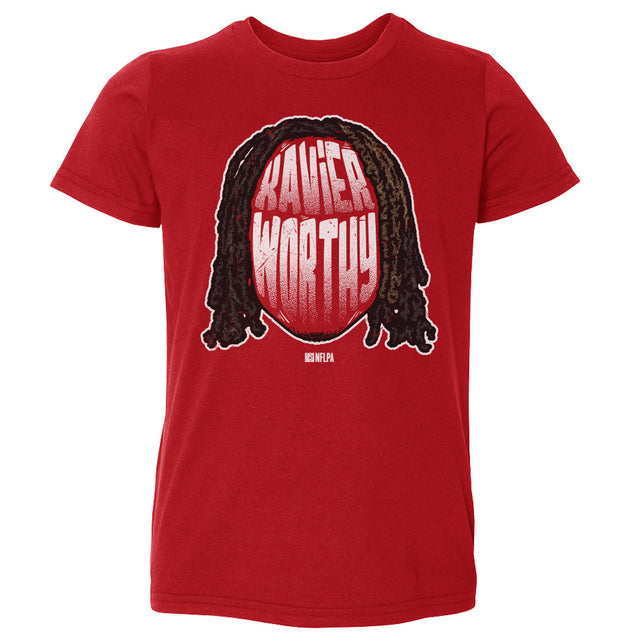Xavier Worthy Kids Toddler T-Shirt | 500 LEVEL