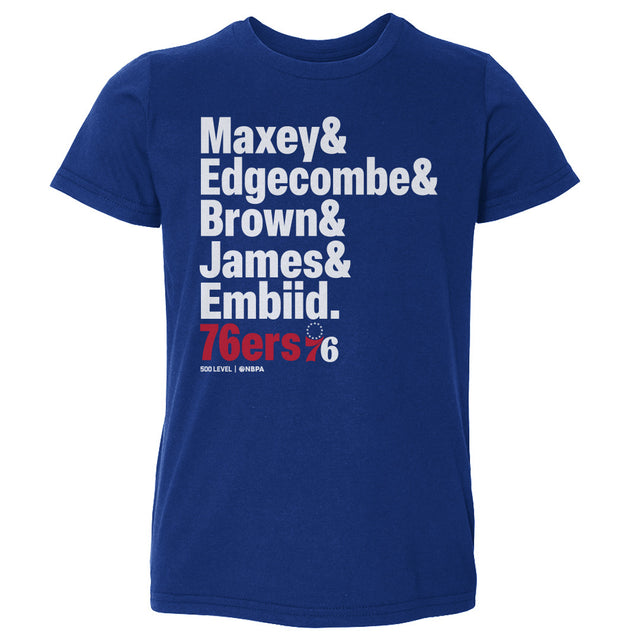 Philadelphia 76ers Kids Toddler T-Shirt | 500 LEVEL