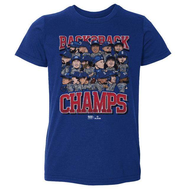 Los Angeles D Baseball Kids Toddler T-Shirt | 500 LEVEL