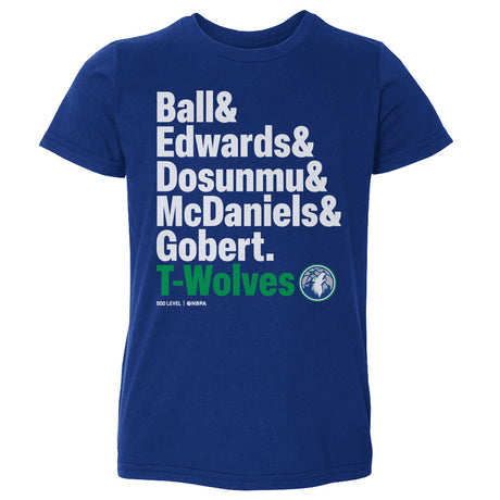 Minnesota Timberwolves Kids Toddler T-Shirt | 500 LEVEL