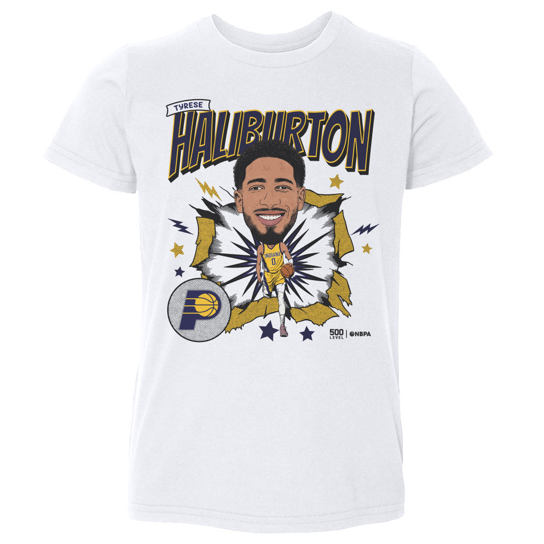 Tyrese Haliburton Kids Toddler T-Shirt | 500 LEVEL