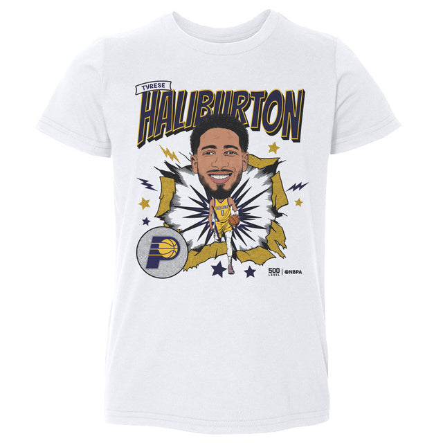 Tyrese Haliburton Kids Toddler T-Shirt | 500 LEVEL