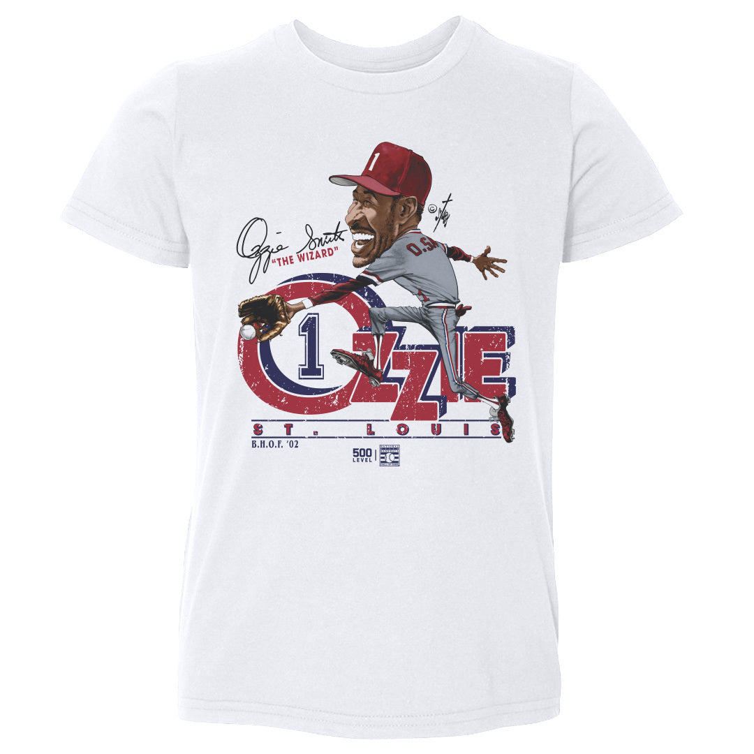 Ozzie Smith Kids Toddler T-Shirt | 500 LEVEL