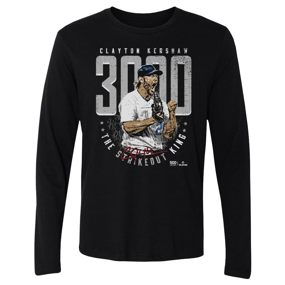 Clayton Kershaw Men's Long Sleeve T-Shirt | 500 LEVEL