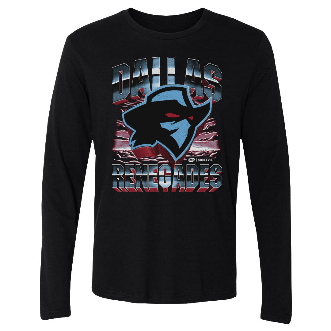 Dallas Renegades Men's Long Sleeve T-Shirt | 500 LEVEL