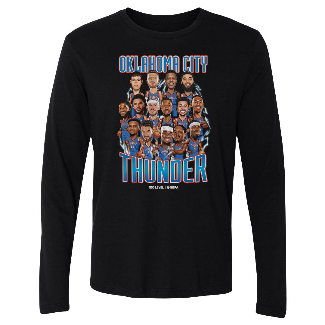 Oklahoma City Thunder Men's Long Sleeve T-Shirt | 500 LEVEL