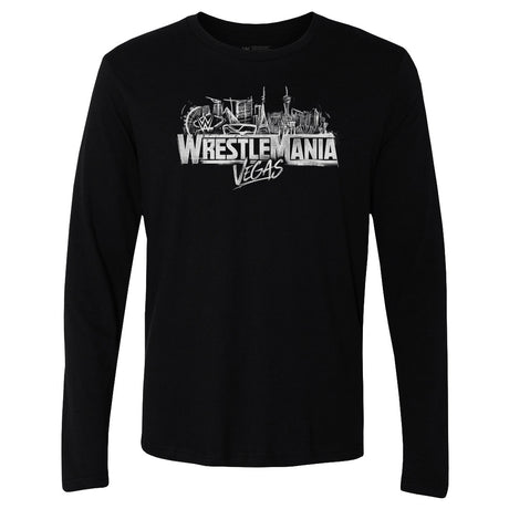 WrestleMania Men's Long Sleeve T-Shirt | 500 LEVEL