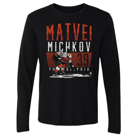 Matvei Michkov Men's Long Sleeve T-Shirt | 500 LEVEL