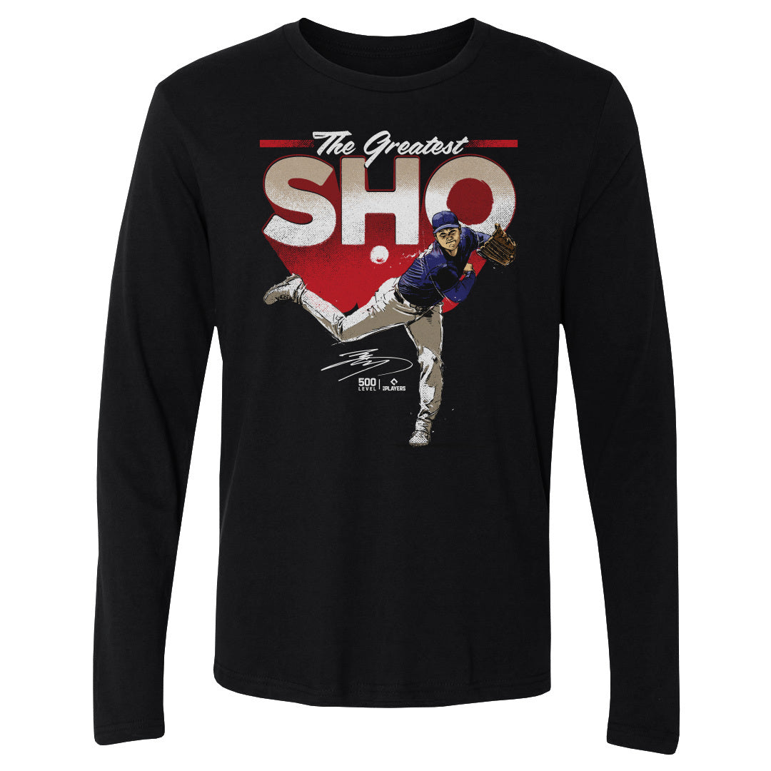 Shohei Ohtani Men's Long Sleeve T-Shirt | 500 LEVEL