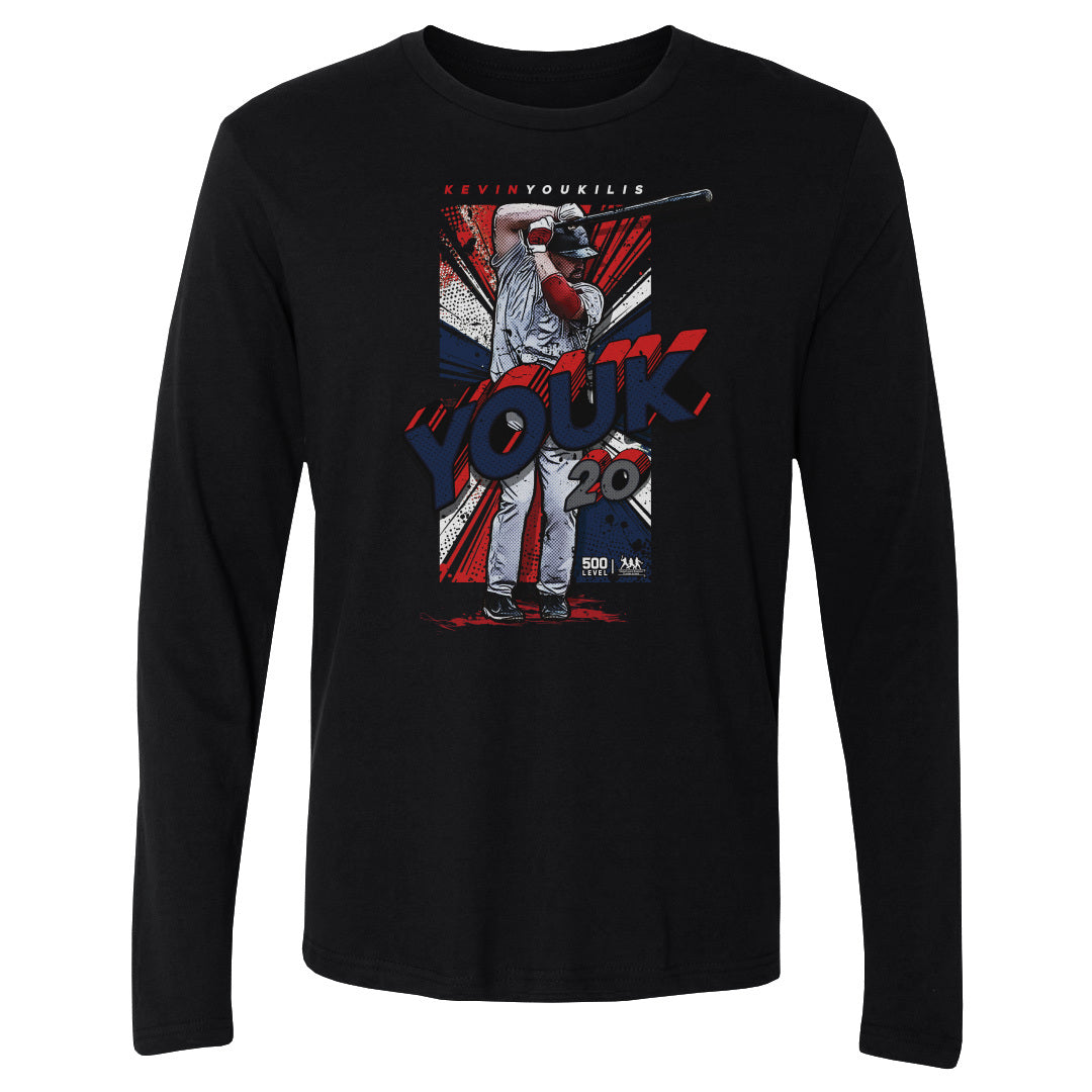 Kevin Youkilis Men's Long Sleeve T-Shirt | 500 LEVEL