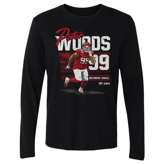 Peter Woods Men's Long Sleeve T-Shirt | 500 LEVEL