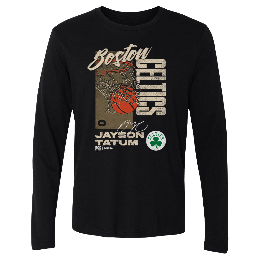 Jayson Tatum Men's Long Sleeve T-Shirt | 500 LEVEL