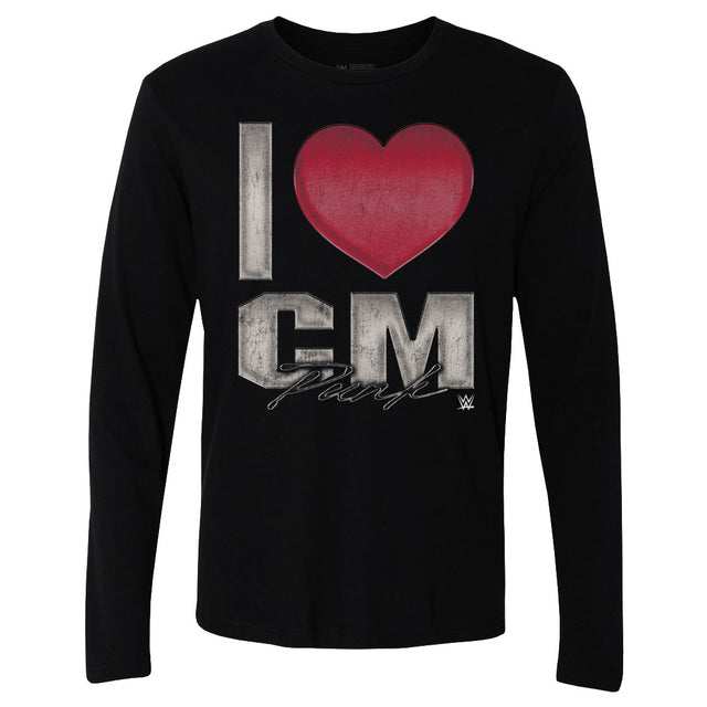 CM Punk Men's Long Sleeve T-Shirt | 500 LEVEL