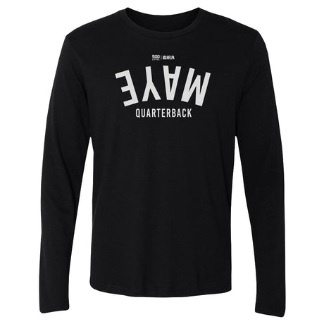 Drake Maye Men's Long Sleeve T-Shirt | 500 LEVEL
