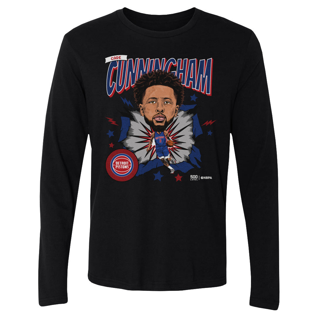 Cade Cunningham Men's Long Sleeve T-Shirt | 500 LEVEL