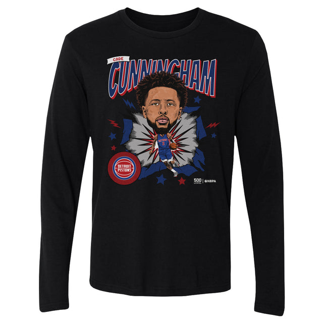 Cade Cunningham Men's Long Sleeve T-Shirt | 500 LEVEL
