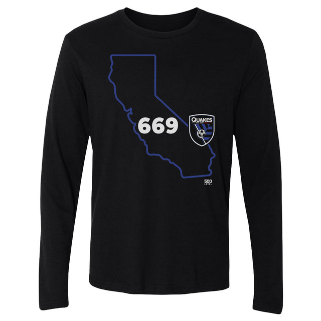 San Jose Earthquakes Men's Long Sleeve T-Shirt | 500 LEVEL