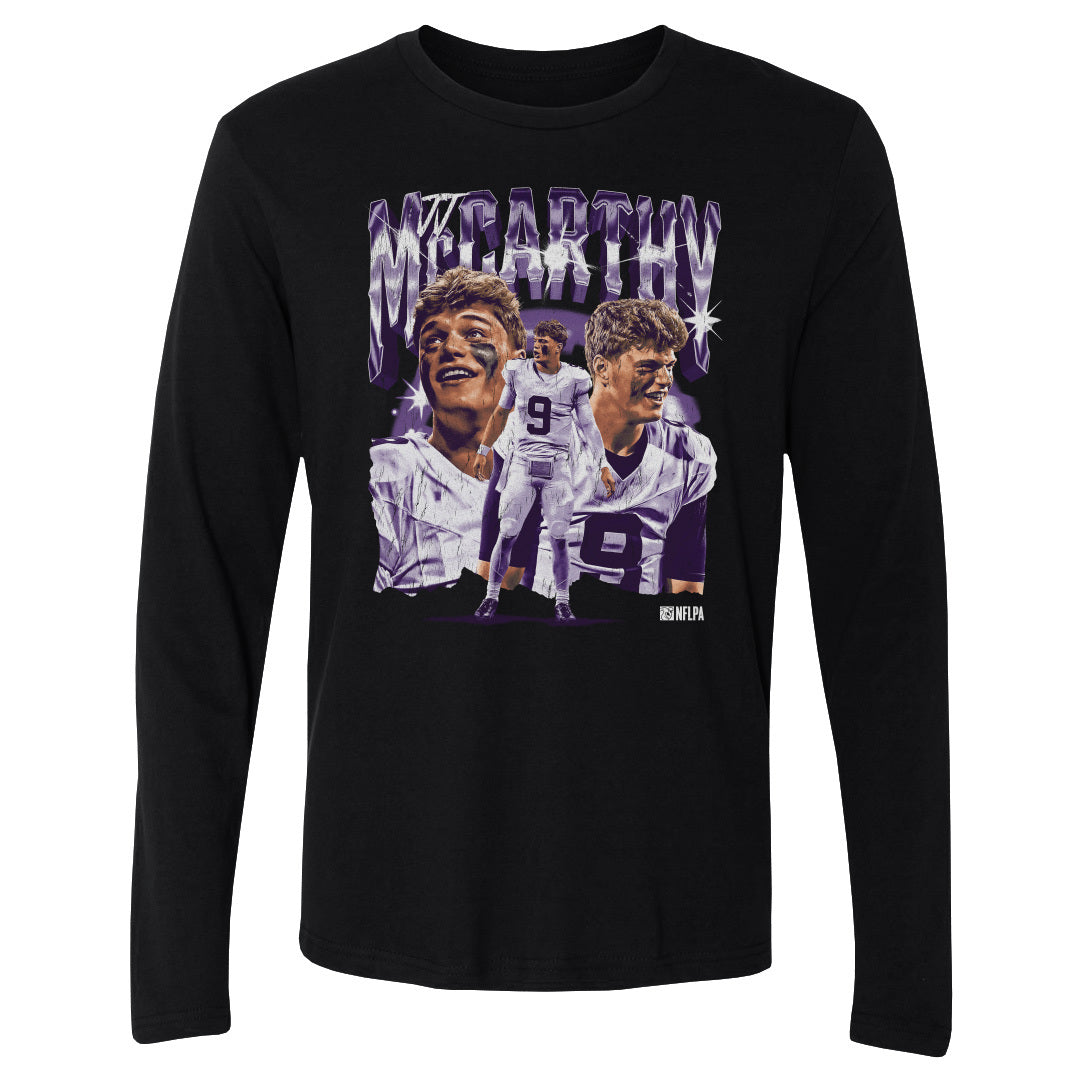 J.J. McCarthy Men's Long Sleeve T-Shirt | 500 LEVEL