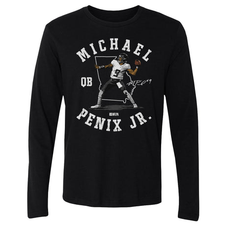 Michael Penix Jr. Men's Long Sleeve T-Shirt | 500 LEVEL