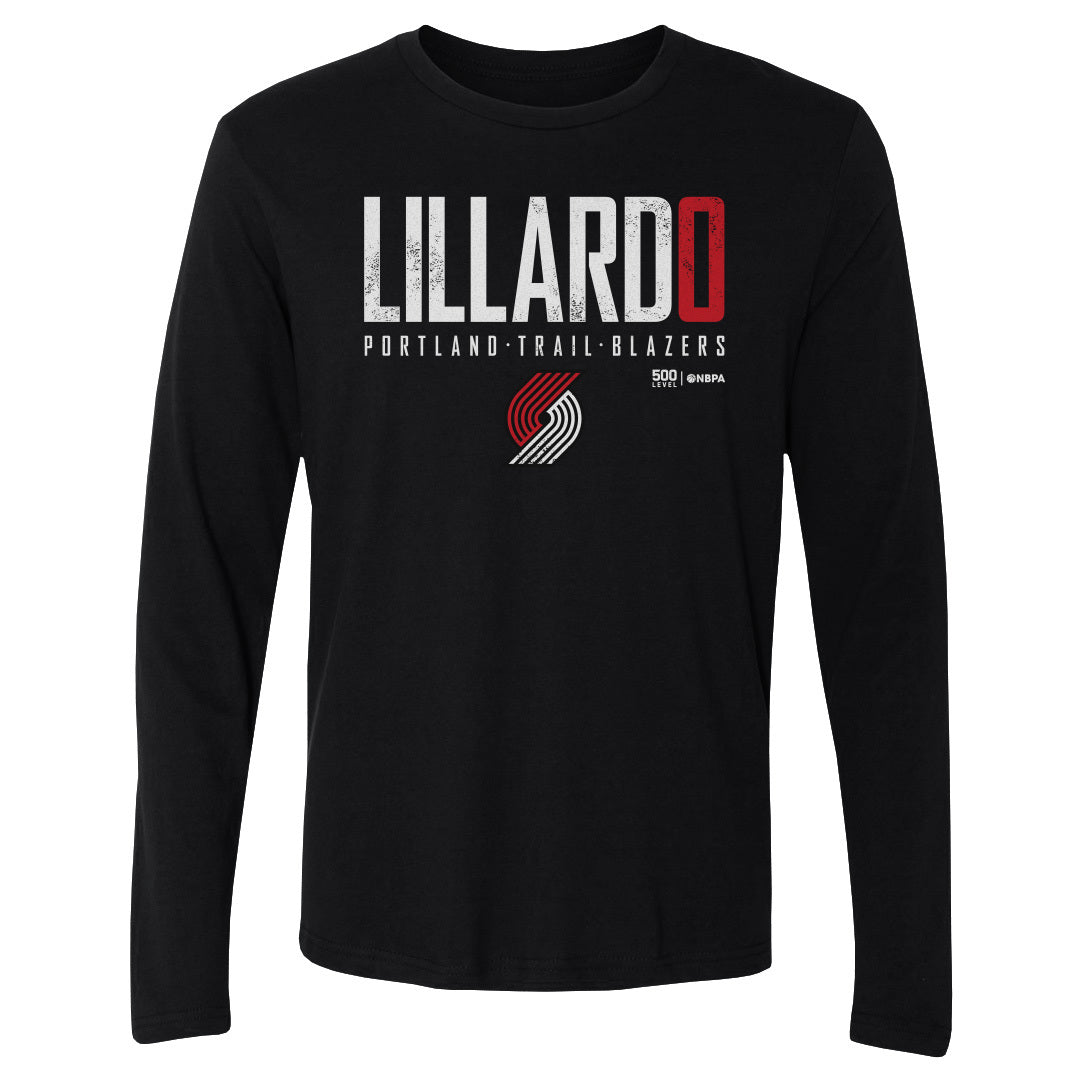 Damian Lillard Men's Long Sleeve T-Shirt | 500 LEVEL