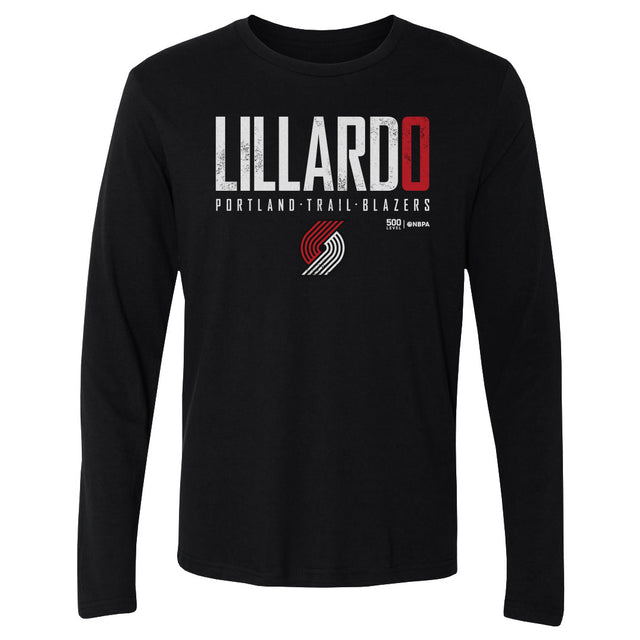 Damian Lillard Men's Long Sleeve T-Shirt | 500 LEVEL
