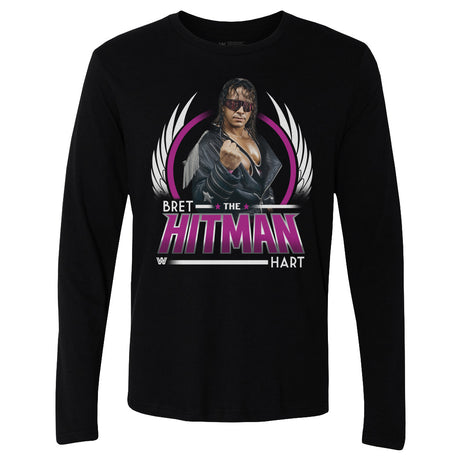 Bret Hart Men's Long Sleeve T-Shirt | 500 LEVEL