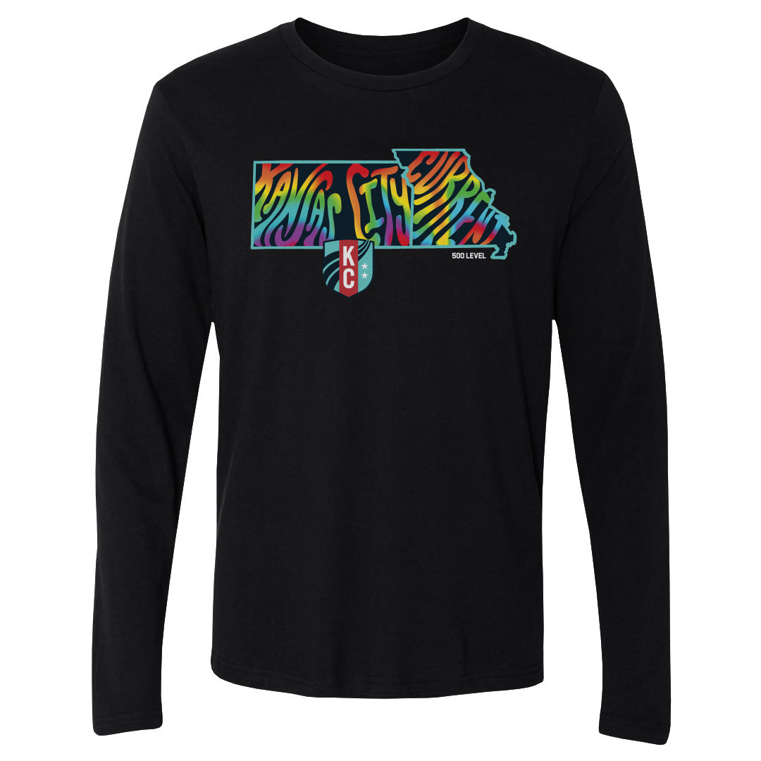 Kansas City Current Men's Long Sleeve T-Shirt | 500 LEVEL