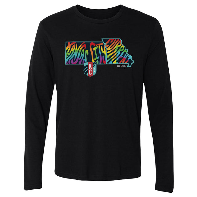 Kansas City Current Men's Long Sleeve T-Shirt | 500 LEVEL