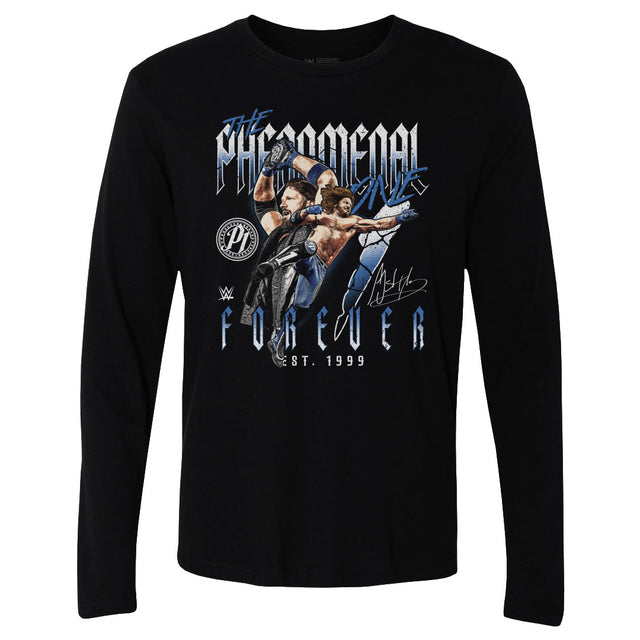 A.J. Styles Men's Long Sleeve T-Shirt | 500 LEVEL