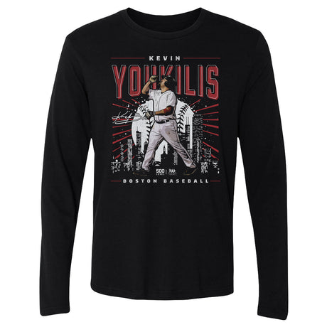 Kevin Youkilis Men's Long Sleeve T-Shirt | 500 LEVEL