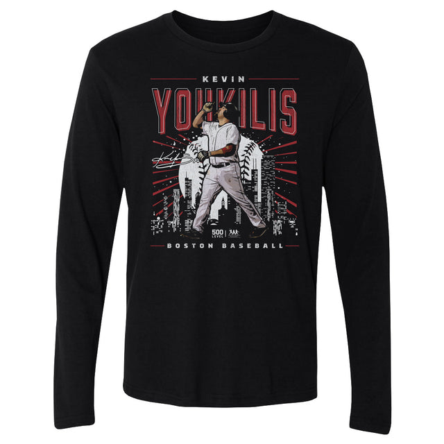 Kevin Youkilis Men's Long Sleeve T-Shirt | 500 LEVEL