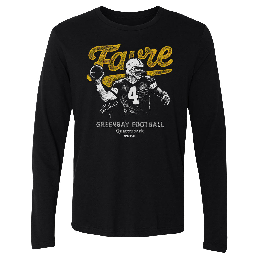 Brett Favre Men's Long Sleeve T-Shirt | 500 LEVEL