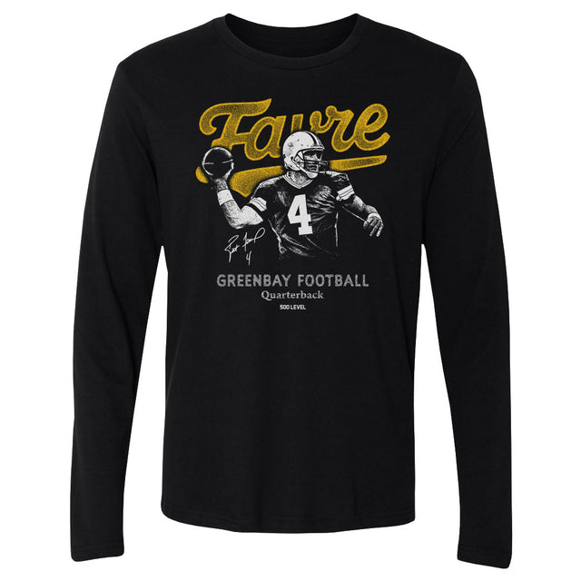Brett Favre Men's Long Sleeve T-Shirt | 500 LEVEL