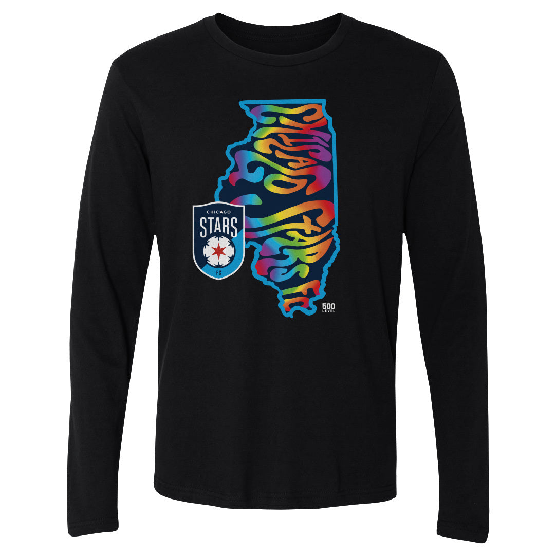 Chicago Stars FC Men's Long Sleeve T-Shirt | 500 LEVEL
