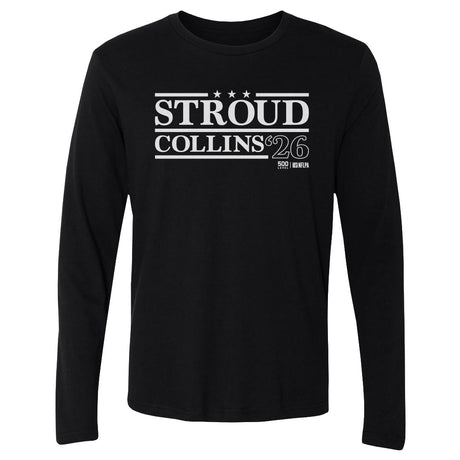 C.J. Stroud Men's Long Sleeve T-Shirt | 500 LEVEL
