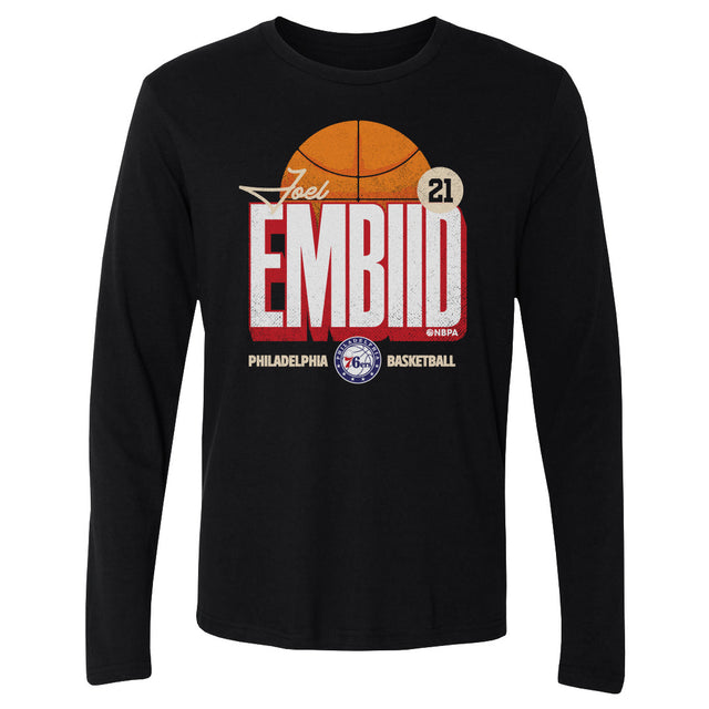 Joel Embiid Men's Long Sleeve T-Shirt | 500 LEVEL