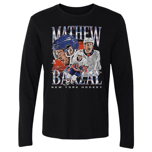 Mathew Barzal Men's Long Sleeve T-Shirt | 500 LEVEL