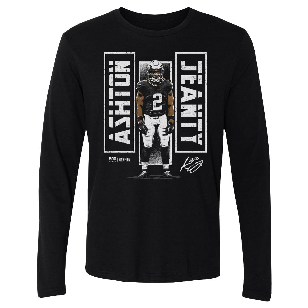 Ashton Jeanty Men's Long Sleeve T-Shirt | 500 LEVEL