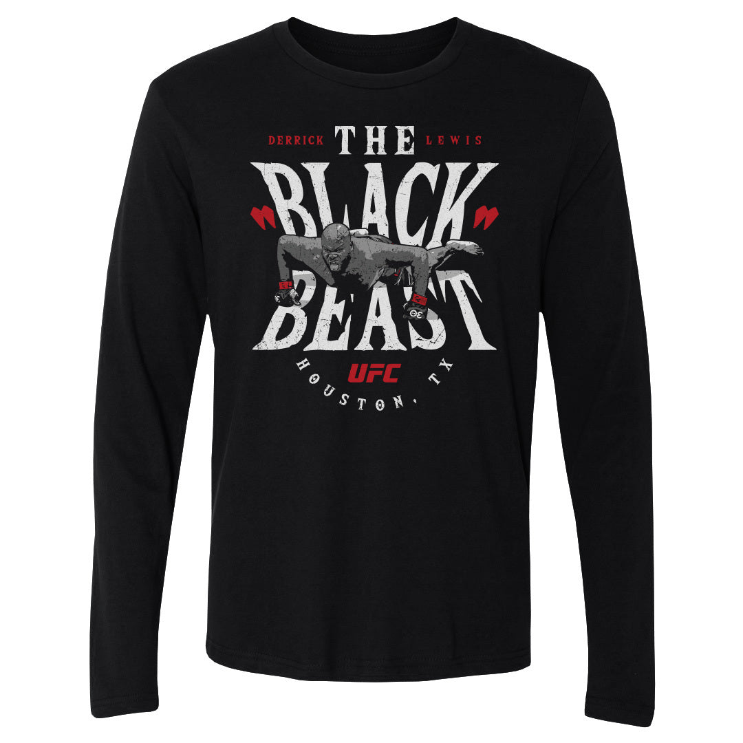 Derrick Lewis Men's Long Sleeve T-Shirt | 500 LEVEL
