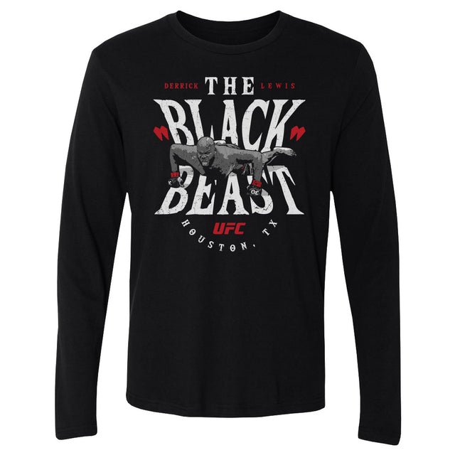 Derrick Lewis Men's Long Sleeve T-Shirt | 500 LEVEL