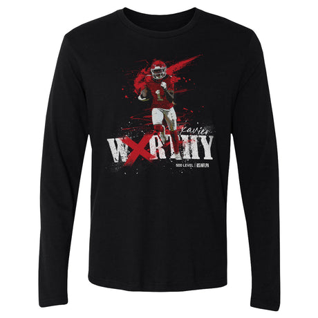 Xavier Worthy Men's Long Sleeve T-Shirt | 500 LEVEL