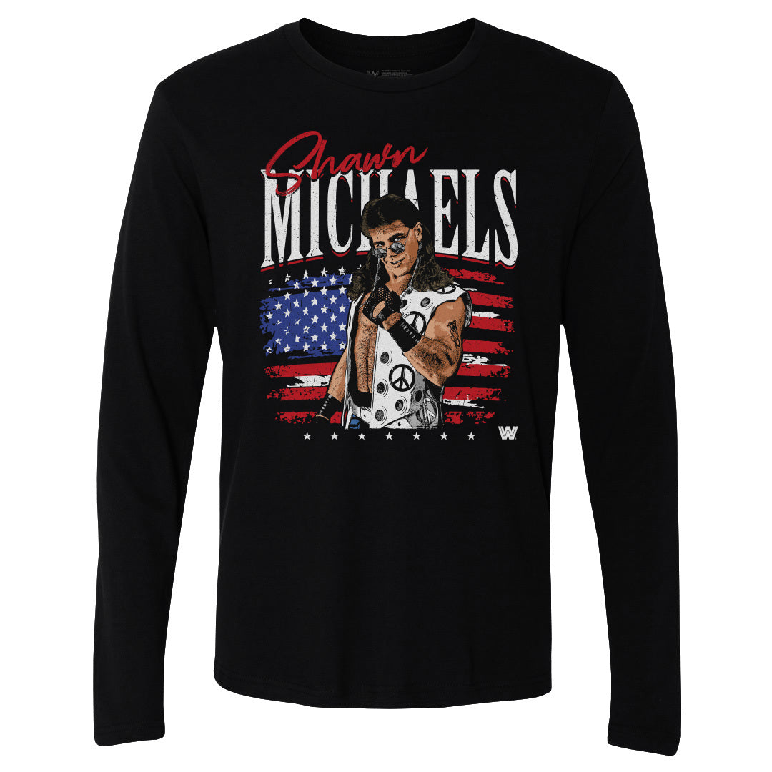 Shawn Michaels Men's Long Sleeve T-Shirt | 500 LEVEL