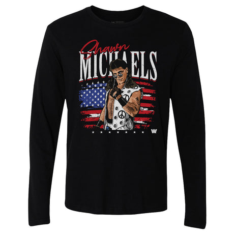 Shawn Michaels Men's Long Sleeve T-Shirt | 500 LEVEL