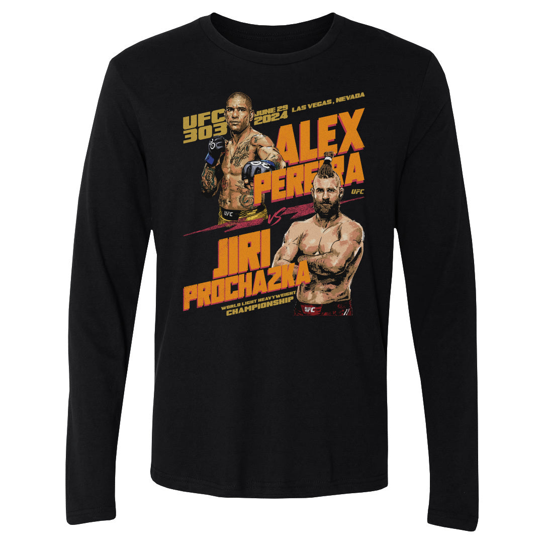 Alex Pereira Men's Long Sleeve T-Shirt | 500 LEVEL