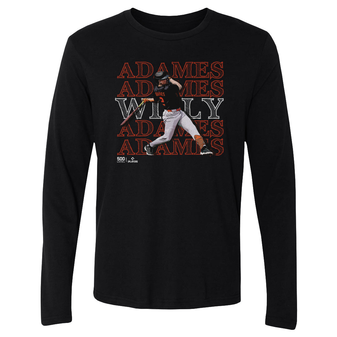 Willy Adames Men's Long Sleeve T-Shirt | 500 LEVEL