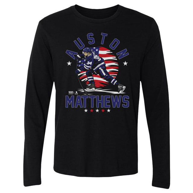 Auston Matthews Men's Long Sleeve T-Shirt | 500 LEVEL