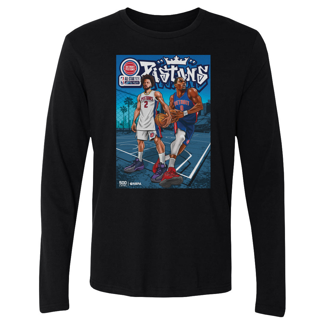 Detroit Pistons Men's Long Sleeve T-Shirt | 500 LEVEL