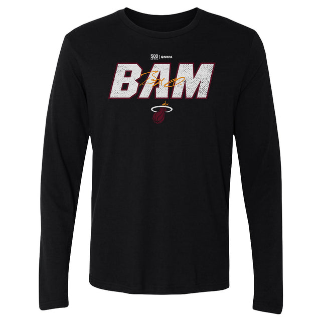 Bam Adebayo Men's Long Sleeve T-Shirt | 500 LEVEL