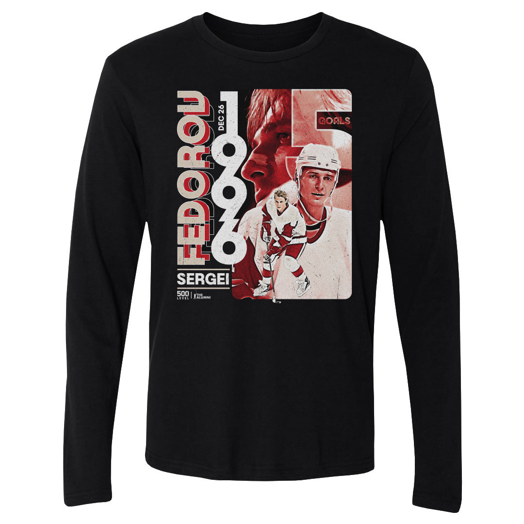 Sergei Fedorov Men's Long Sleeve T-Shirt | 500 LEVEL